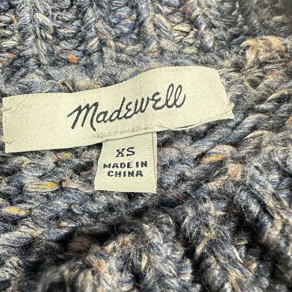 Madewell Balloon Sleeve Speckled Wool Blend Sweater XS - Picture 9 of 16